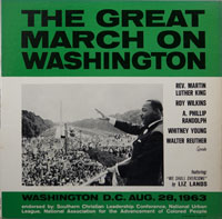 DR. MARTIN LUTHER KING  -  MARCH ON WASHINGTON - oktober - 1963