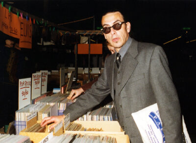 Mega Record & CD Fair April 2000 with Jules Deelder as visitor